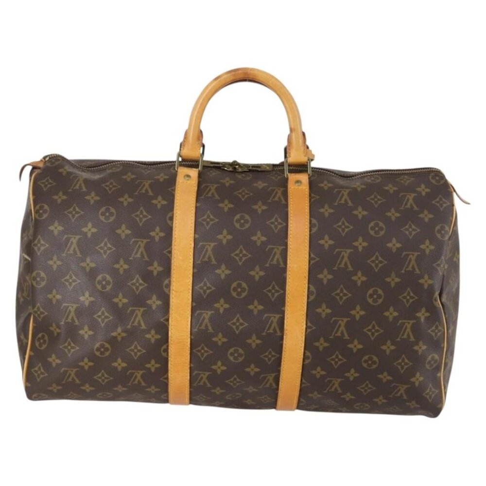 LOUIS VUITTON Monogram Keepall 50 Boston Bag M41426 LV Auth ar13833 - Picture 3 of 16